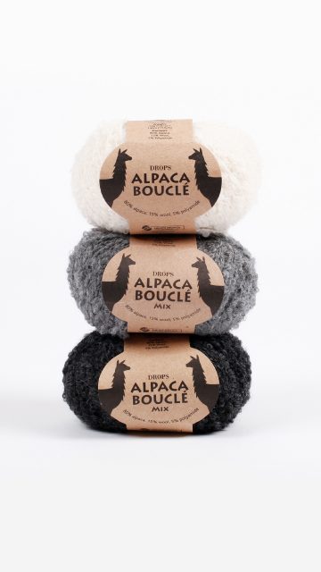Alpakos vilna | Mezgimo siūlai | Alpaca Knitting yarn | Шерсть | Пряжа для вязания | Vilna | Adīšanas diegi | Drops Alpaca Boucle siūlai