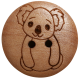 Medinės sagos vaikams | Wood buttons for children | Деревянные пуговицы для детей | Koka pogas bērniem | Go Handmade Animal wood buttons for children