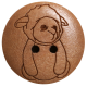 Medinės sagos vaikams | Wood buttons for children | Деревянные пуговицы для детей | Koka pogas bērniem | Go Handmade Animal wood buttons for children