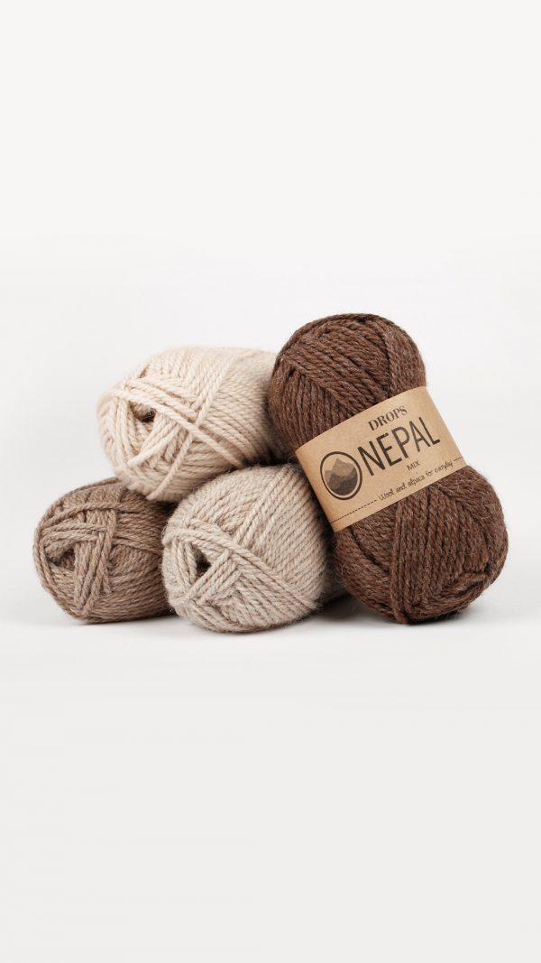 Mezgimo siūlai | Alpakos vilna | Knitting yarn | Alpaca wool | Вязальная пряжа | Шерсть альпаки | Adīšanas dzija | Alpakas vilna |DROPS Nepal siūlai