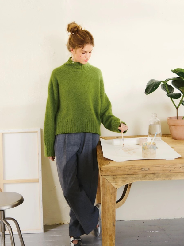 Sandnes Garn Mindy aprašymas | Mezgimo idėjos | Knitting Ideas | Knitting patterns | Идеи вязания | Adīšanas idejas | Mindy sweater | 2502 DIY | Nr. 7b