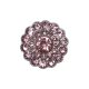 Metalinės sagos su stiklo akutėmis | Diamond Buttons | Блестящие пуговицы | Spīdīgas pogas | Go Handmade Diamond button pink