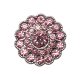 Metalinės sagos su stiklo akutėmis | Diamond Buttons | Блестящие пуговицы | Spīdīgas pogas | Go Handmade Diamond button pink