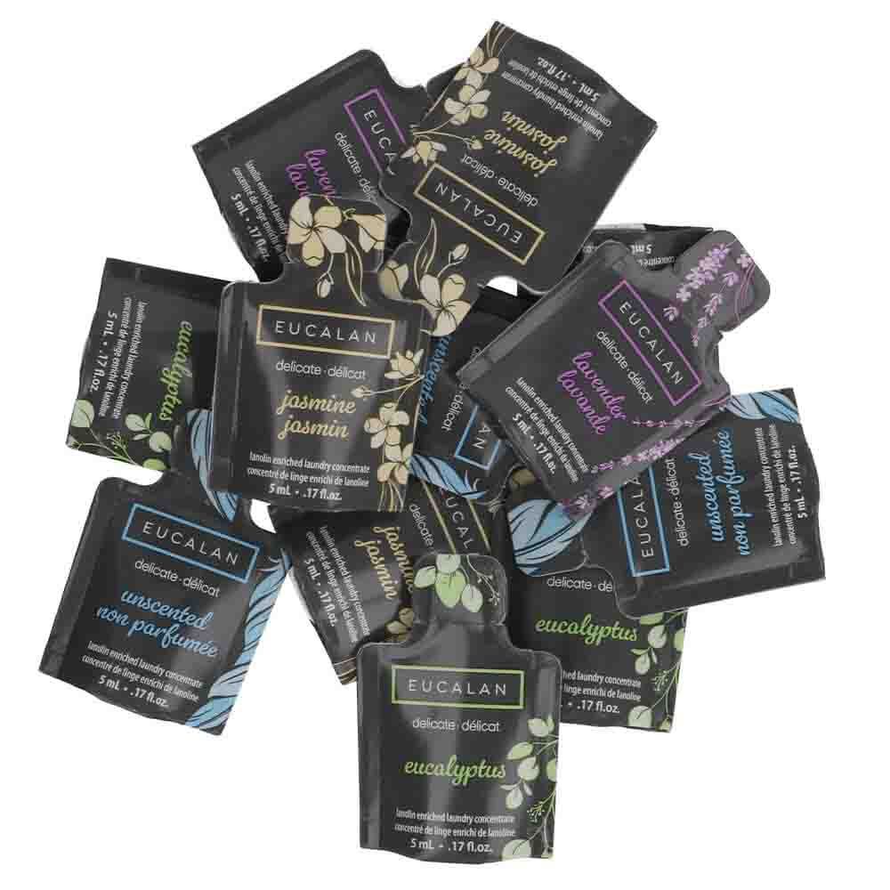 Ploviklis vilnai | Wool detergent | Моющие средства для шерсти | Mazgāšanas Līdzekļi | Eucalan wrapture sample 5ml