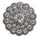 Metalinės sagos su stiklo akutėmis | Diamond Buttons | Блестящие пуговицы | Spīdīgas pogas | Go Handmade Diamond button silver